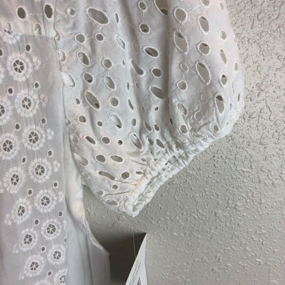NWT JH Collectibles White Button Down Shirt Size L - Picture 6 of 8